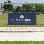 Coastal Seashell Brand Logo Banner (Insitu)