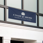 Coastal Seashell Brand Logo Banner (Äußeres Gebäude)