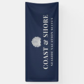 Coastal Seashell Brand Logo Banner (Vertikal)