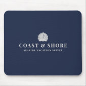 Coastal Seashell Brand Logo Mousepad (Vorne)