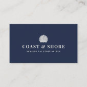 Coastal Seashell Brand Logo Visitenkarte (Vorderseite)