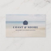 Coastal Seashell Brand Logo Visitenkarte (Vorderseite)