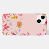 Coastal Serenity Summer Collage Case-Mate iPhone Hülle (Rückseite (Horizontal))