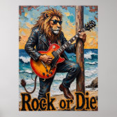 Coastal Shred: Löwenwahnhymne Poster (Vorne)