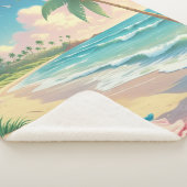 Coastal Spring Serenity - Gemütlich Sherpadecke (3/4)