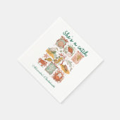 Coastal Stamps & Bows Shes a Catch Celebration Serviette (Ecke)