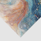 Coastal Starfish - Patriotic Nautical Beach Deco Seidenpapier (Ausschnitt)