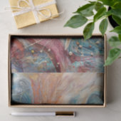 Coastal Starfish - Patriotic Nautical Beach Deco Seidenpapier (Geschenk)