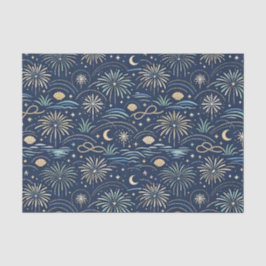 Coastal Starlight Feuerwerk Muster Seidenpapier