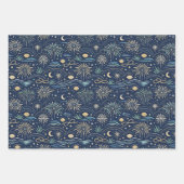 Coastal Starlight Fireworks Pattern Geschenkpapier Set (Vorderseite 2)