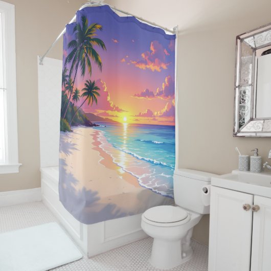 Coastal Stillness -  Duschvorhang (Beispiel)