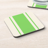 Coastal Stripe Coaster - Lime & Cream Getränkeuntersetzer (Linke Seite)