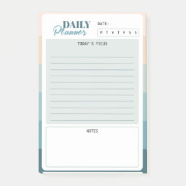 Coastal Stripes Mini Tagesplaner Post-it Klebezettel