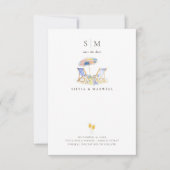 Coastal Summer Beach | Photo Save The Date (Vorderseite)