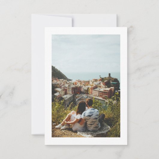 Coastal Summer Beach | Photo Save The Date (Rückseite)