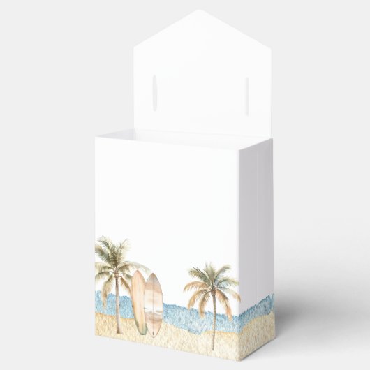 Coastal Surf Thema Kinderdusche Geschenkschachtel (Geöffnet)