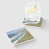 Coastal-Szenerie Steinuntersetzer (Seitenansicht)