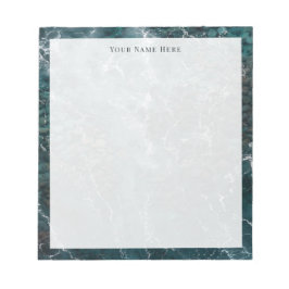 Coastal Teal Ocean Shore Personalized Notepad Notizblock