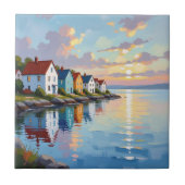 Coastal Themed | Beach Homes on the Bay Fliese (Vorderseite)