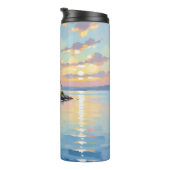 Coastal Themed | Beach Homes on the Bay Thermosbecher (Nach rechts gedreht)