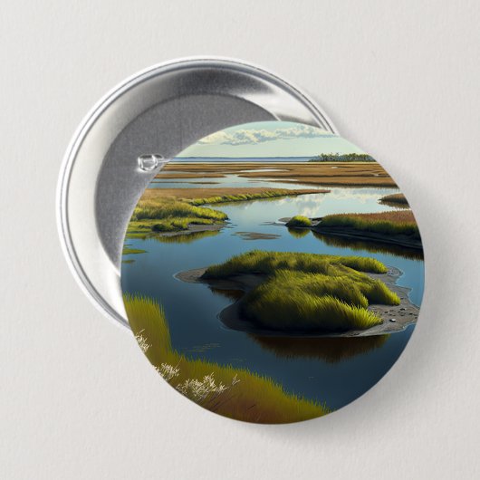 Coastal Tranquility Button (Vorne & Hinten)