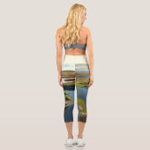 Coastal Tranquility Capri Leggings (Rückseite)