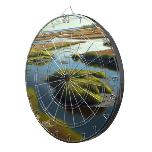 Coastal Tranquility Dartscheibe (Vorderseite rechts)
