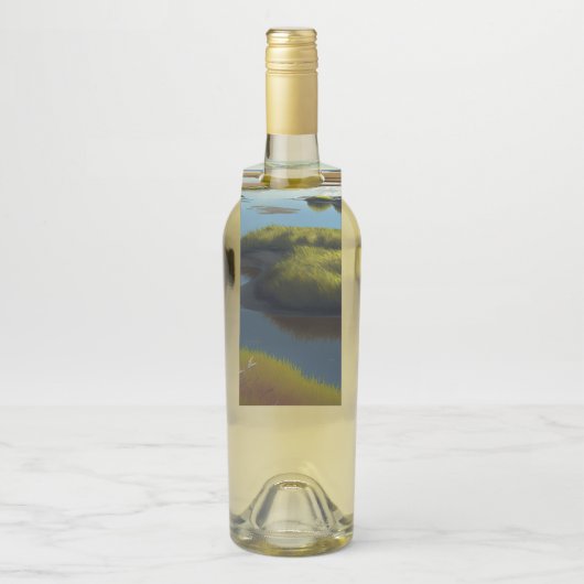 Coastal Tranquility Flaschenanhänger (Auf Flasche)