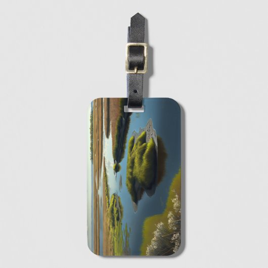 Coastal Tranquility Gepäckanhänger (Vorderseite Vertikal)