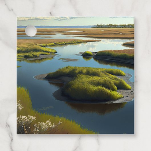 Coastal Tranquility Geschenkanhänger (Vorderseite)