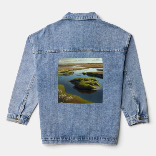 Coastal Tranquility Jeansjacke (Rückseite)