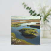 Coastal Tranquility Karte (Stehend Vorderseite)