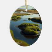Coastal Tranquility Keramik Ornament (Rechts)