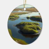 Coastal Tranquility Keramik Ornament (Links)