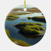 Coastal Tranquility Keramik Ornament (Hinten)