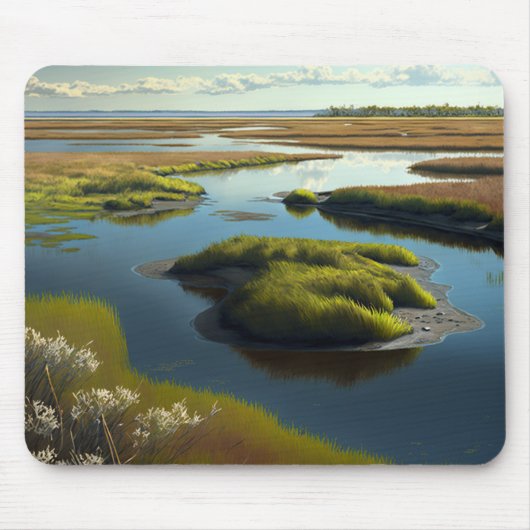 Coastal Tranquility Mousepad (Vorne)