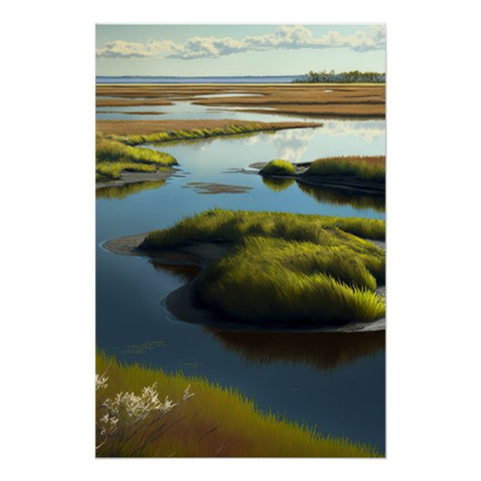 Coastal Tranquility Poster (Vorderseite)