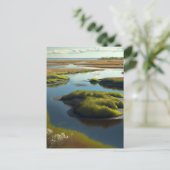 Coastal Tranquility Postkarte (Stehend Vorderseite)