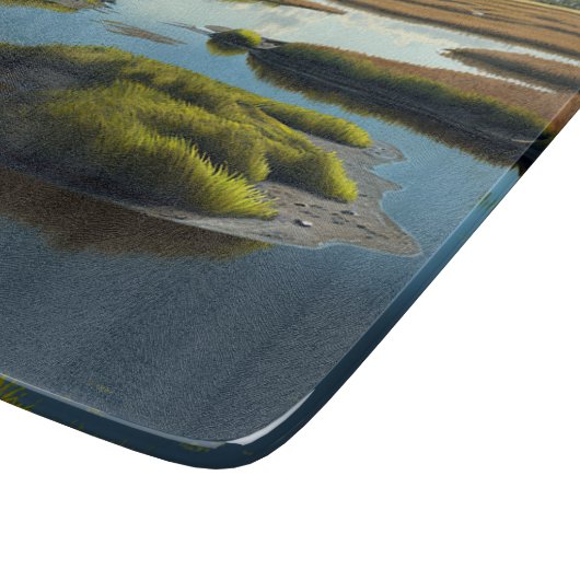 Coastal Tranquility Schneidebrett (Ecke)