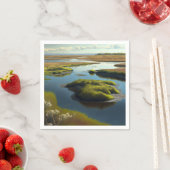 Coastal Tranquility Serviette (Beispiel)