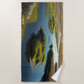 Coastal Tranquility Strandtuch (Vorderseite)