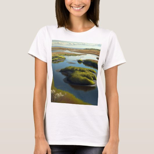 Coastal Tranquility T-Shirt (Vorderseite)
