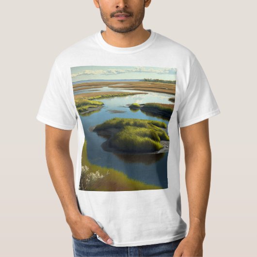 Coastal Tranquility T-Shirt (Vorderseite)