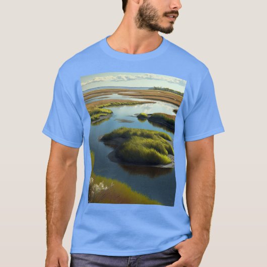 Coastal Tranquility T-Shirt (Vorderseite)