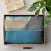 Coastal Tropical Island Paradise Beach Seidenpapier (Geschenk)