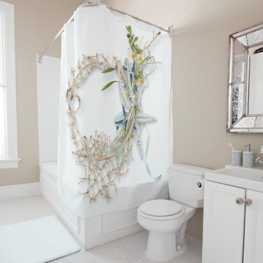 Coastal Vibes Duschvorhang (Beispiel)