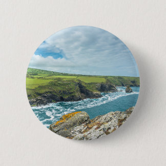 Coastal views from Willapark Lookout Boscastle Button
