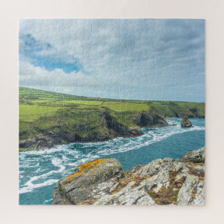 Coastal views from Willapark Lookout Boscastle Puzzle