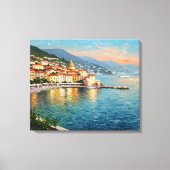 Coastal Village Leinwanddruck (Vorderseite)