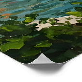 Coastal Village Poster (Ecke)